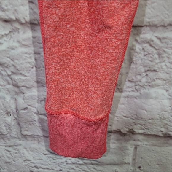 Zella Heathered Coral Pink Mid Rise Jogger Leggings - Picture 4 of 12